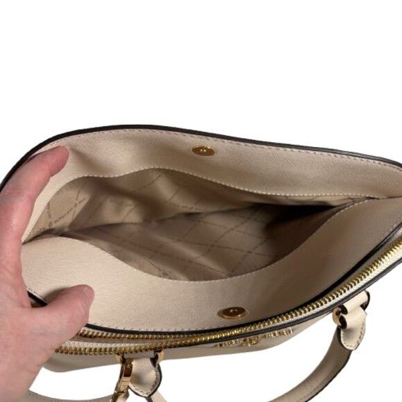 Michael Kors Cindy Large Dome Satchel Handbag Crossbody Shoulder Bag Purse - Picture 11 of 16